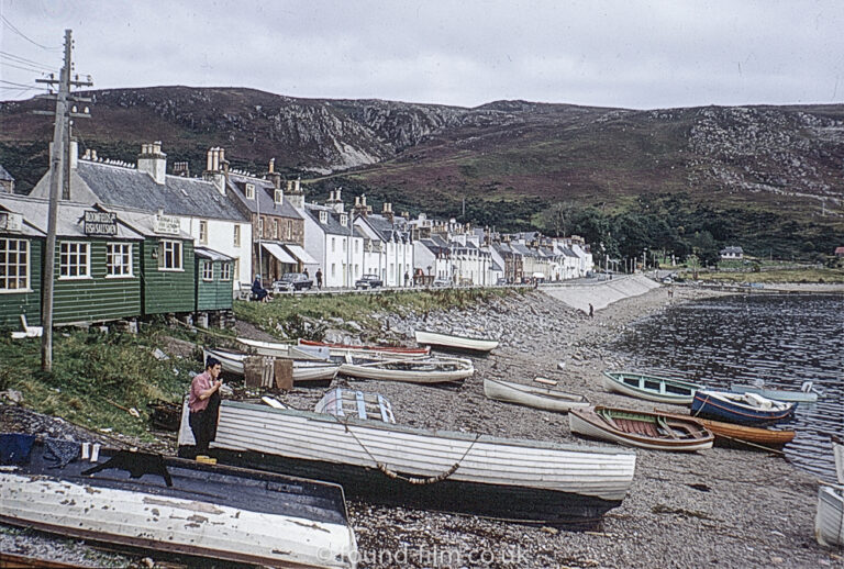 Ullapool seashore in colour, taken in 1967