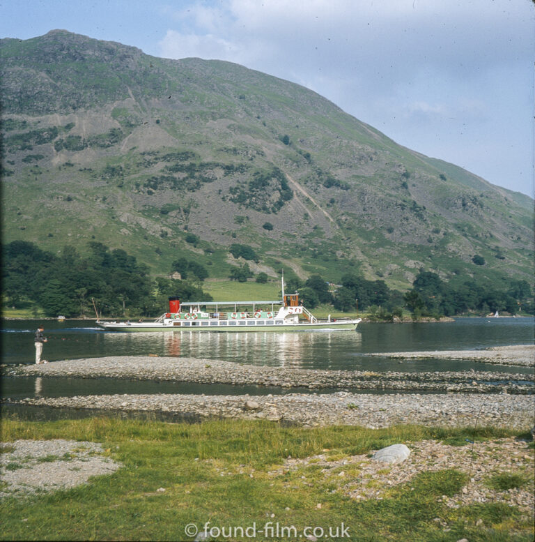 A Steamer on Ullswater in the mid 1970s