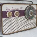 A photo of the Ultra Transistor 101 radio from 1959