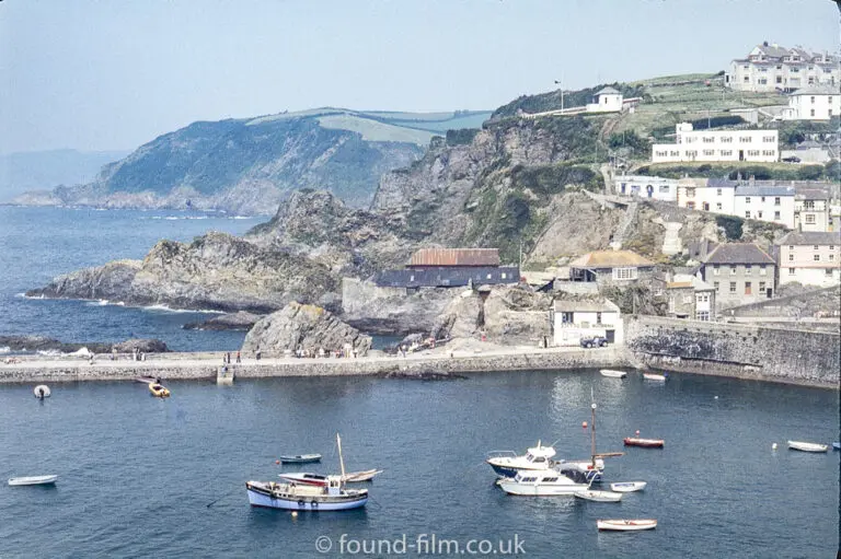 Unknown coastal town probably in Cornwall, June 1978