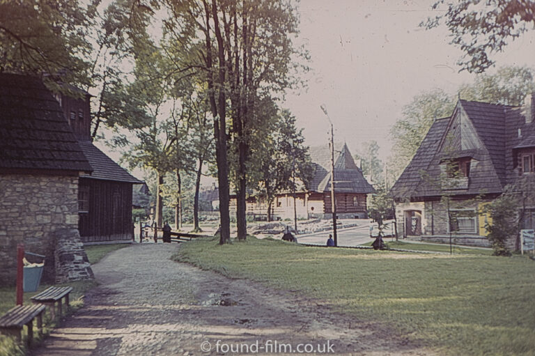 Picture of a village with stone built buildings