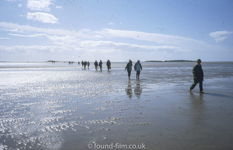 Walking the sand flats