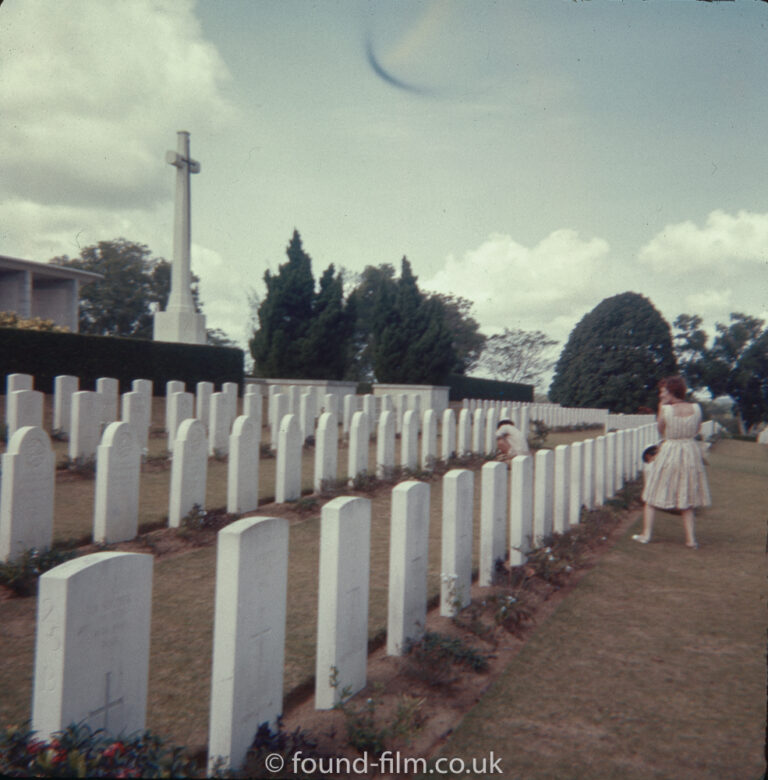 Kranji War memorial in Singapore, early 1960s