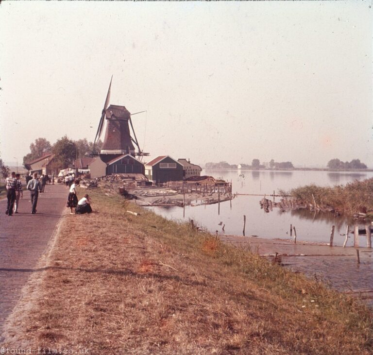 A Windmill in Holland in the 1960s