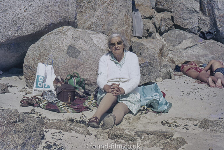 Woman on beach