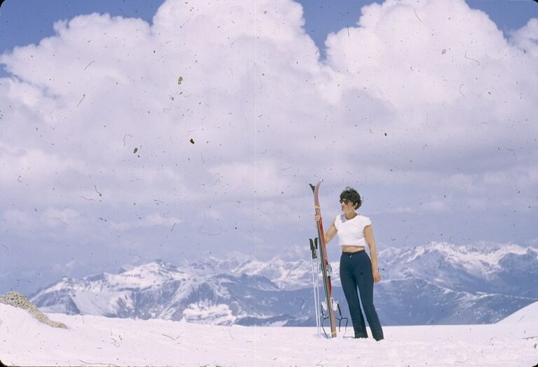 Woman with Skis – July 1972