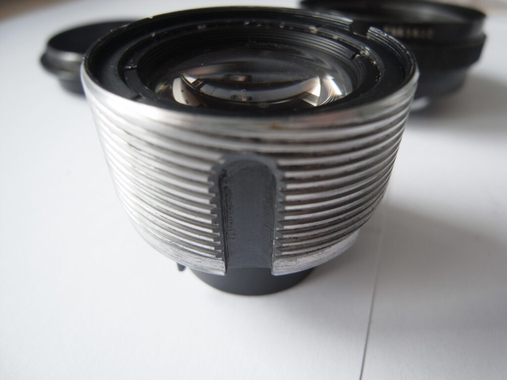 Pentacon 50mm strip down and clean - Front focussing group
