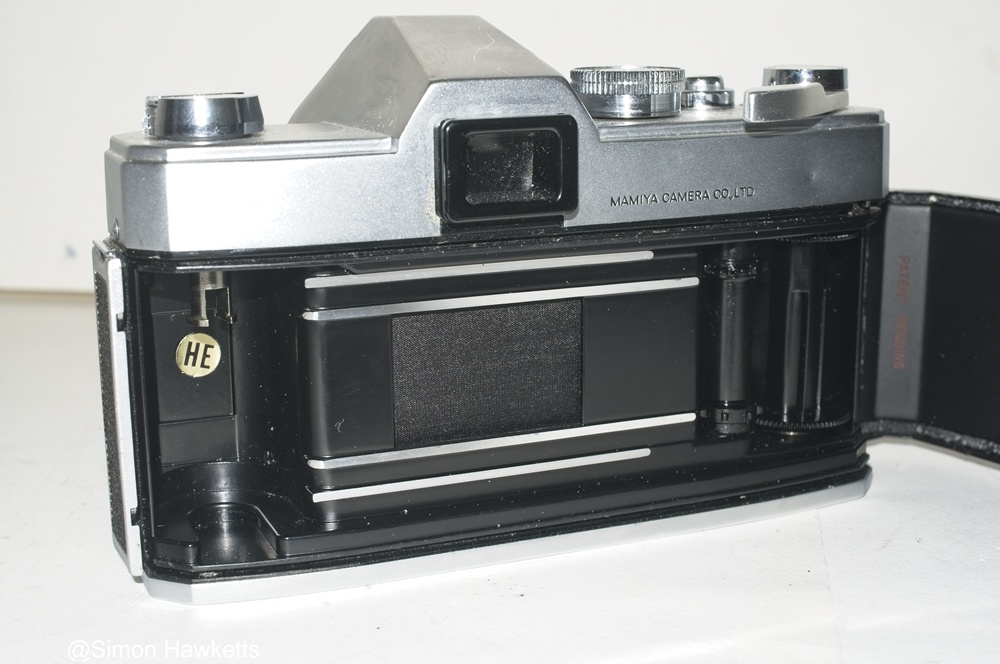 Mamiya/Sekor 500 DTL 35mm SLR camera - Film Chamber