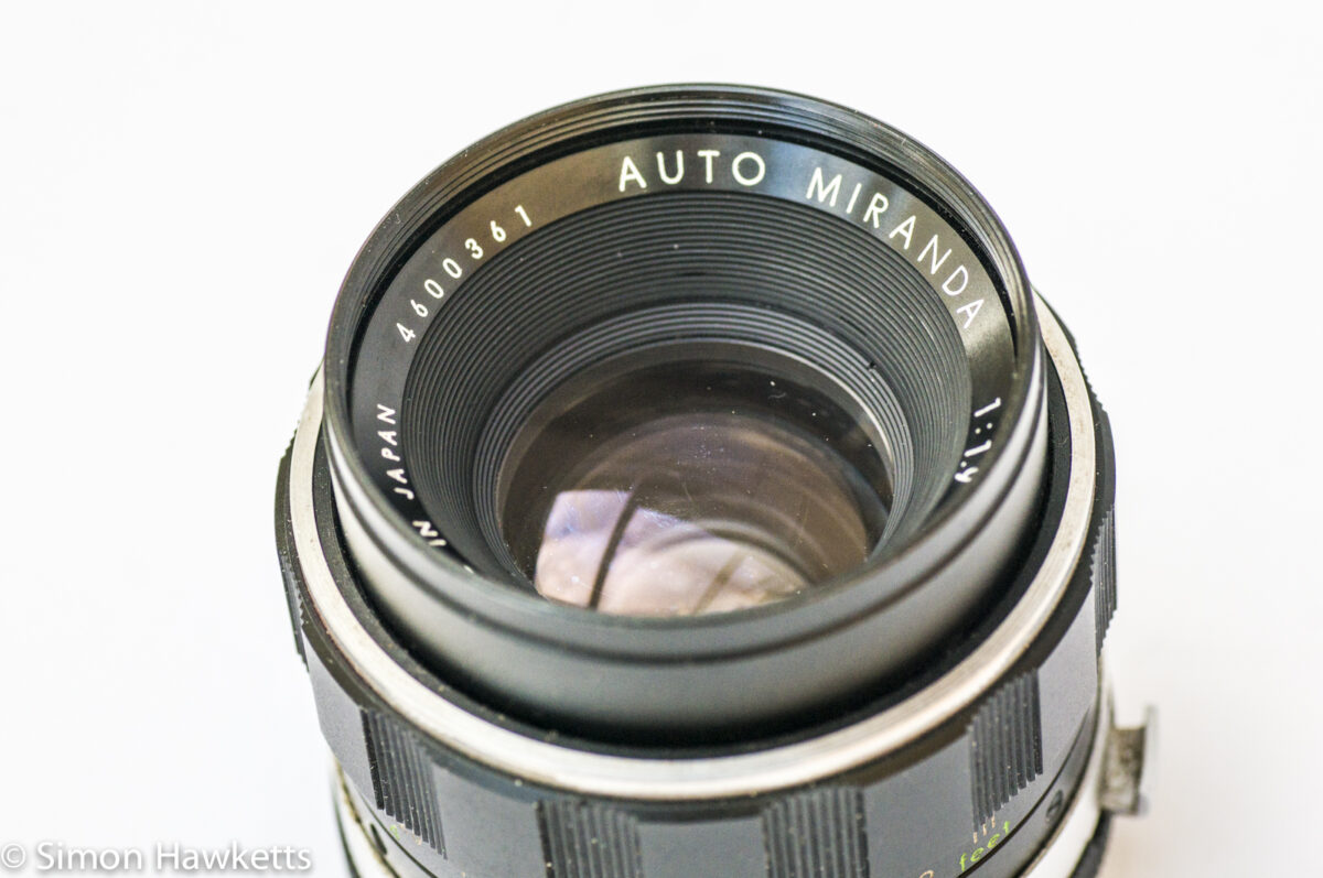 Auto Miranda 50mm f/1.9 strip down and repair - lens before any work started