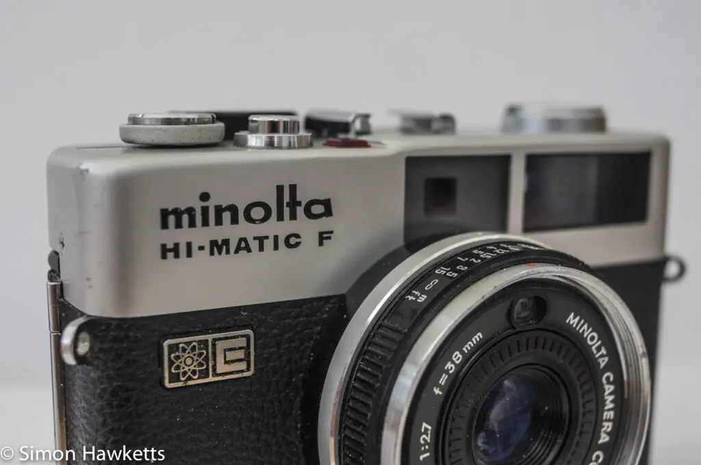 Minolta Hi-Matic F 35mm rangefinder camera