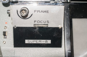 8mm telecine machine - Original controls for frame and focus