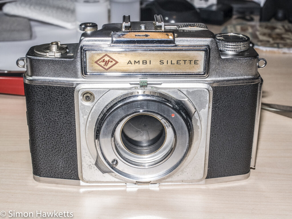 Agfa Ambi Silette shutter repair - Top cover back on