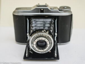 Agfa Isolette V with it's Lens open