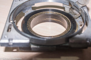 Agfa Karat 12 re-assembly - focus helicoid