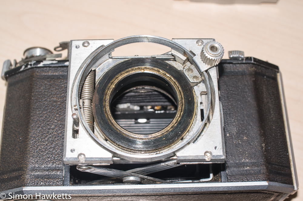 agfa karat 12 re assembly front standard re fitted onto pop out