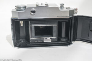 Agfa Karat 35mm rangefinder camera - Film chamber