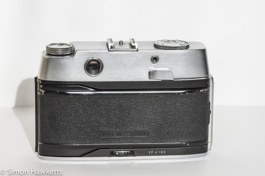 agfa super silette l 35mm rangefinder camera rear view