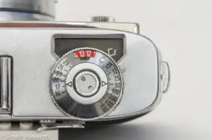 Agfa Super Silette L 35mm rangefinder camera - The exposure mete