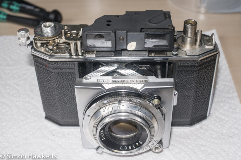 Agfa Karat IV film transport - All cleaned up and complete