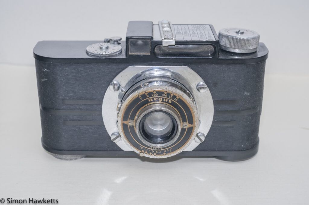 Argus A2F Viewfinder Camera - Front view