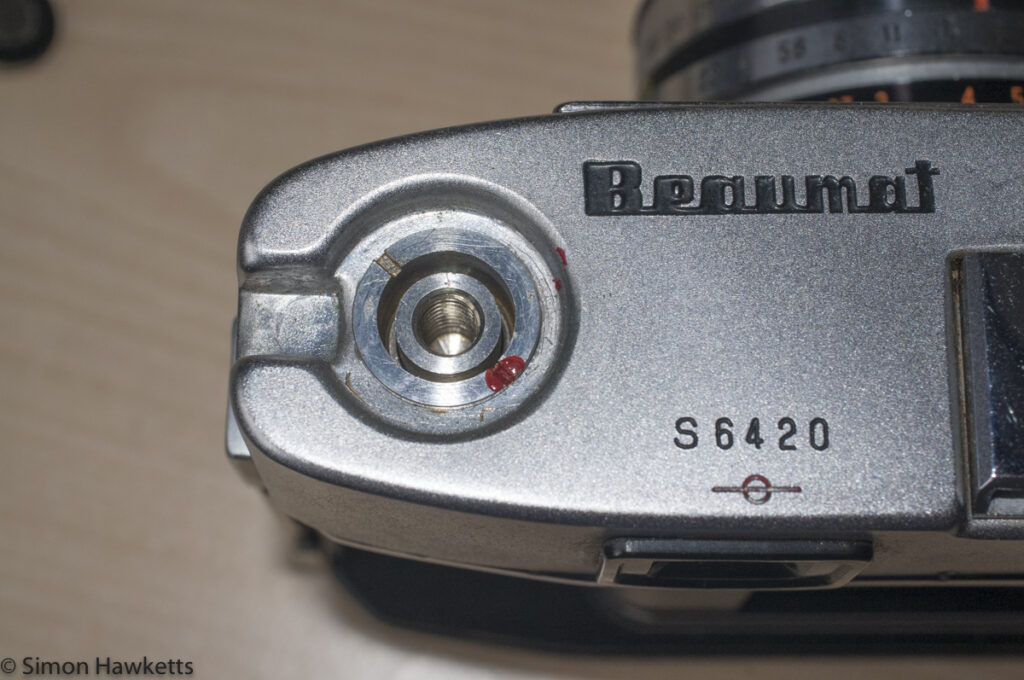 Stripping down a Beauty Beaumat - nut under rewind crank