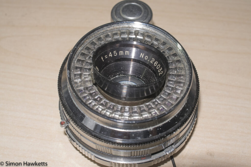 Stripping down a Beauty Beaumat - removing the front lens element