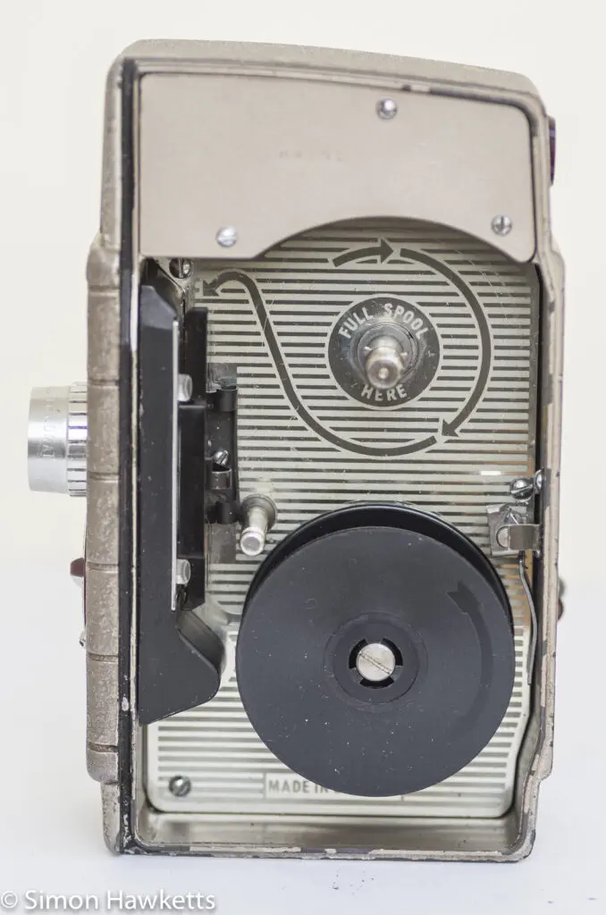 bell and howell 624 8mm movie camera film chamber