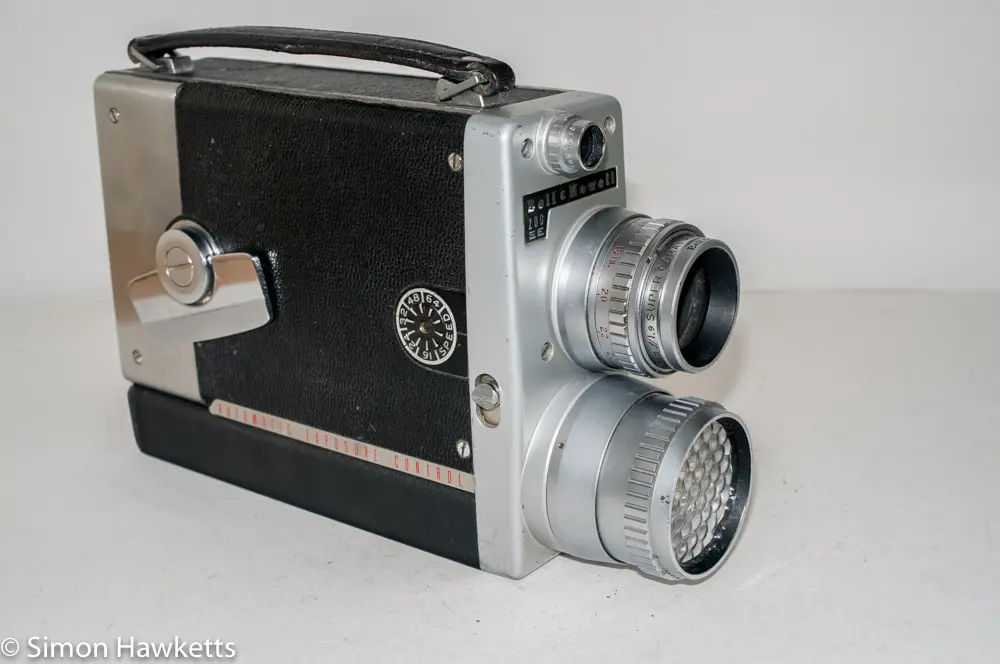 Bell & Howell 200EE cine camera - side view