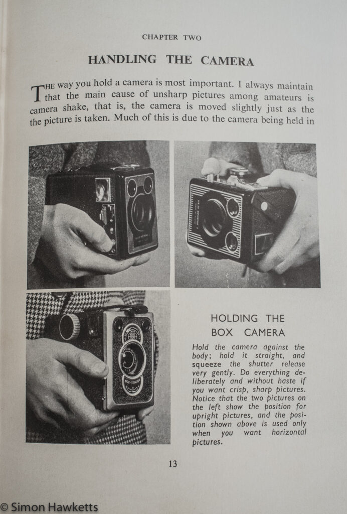Boy's book of Photography - Holding the camera