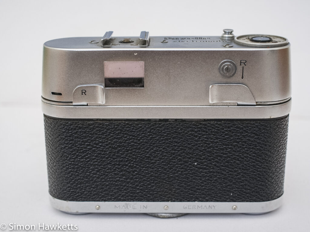 braun paxette electromatic viewfinder film advance and rewind