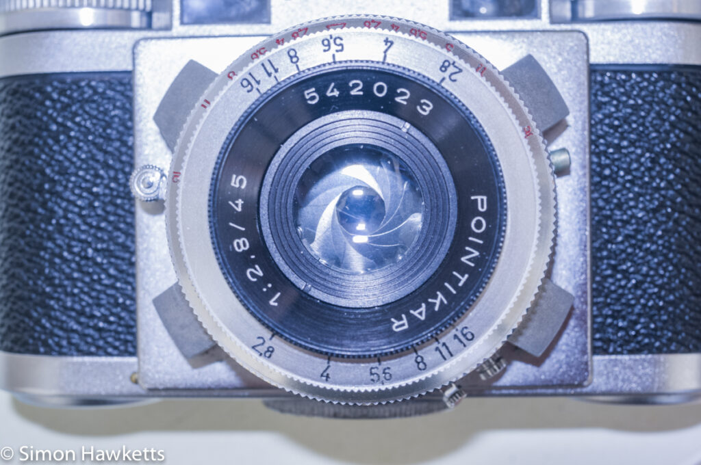 Braun Paxette viewfinder camera - Pontikar 45mm f/2.8 lens