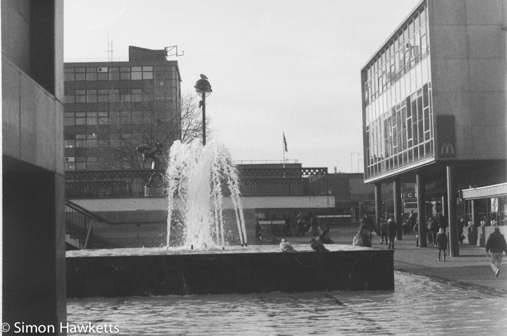 Caffenol sample picture - The fountain in Stevenage