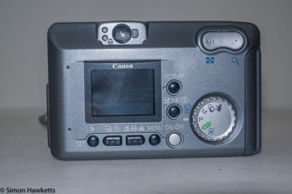 Canon PowerShot A40 - Rear panel