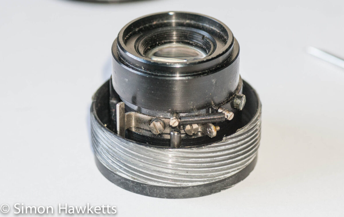 Carl Jeiss Jena 50mm front lens assembly