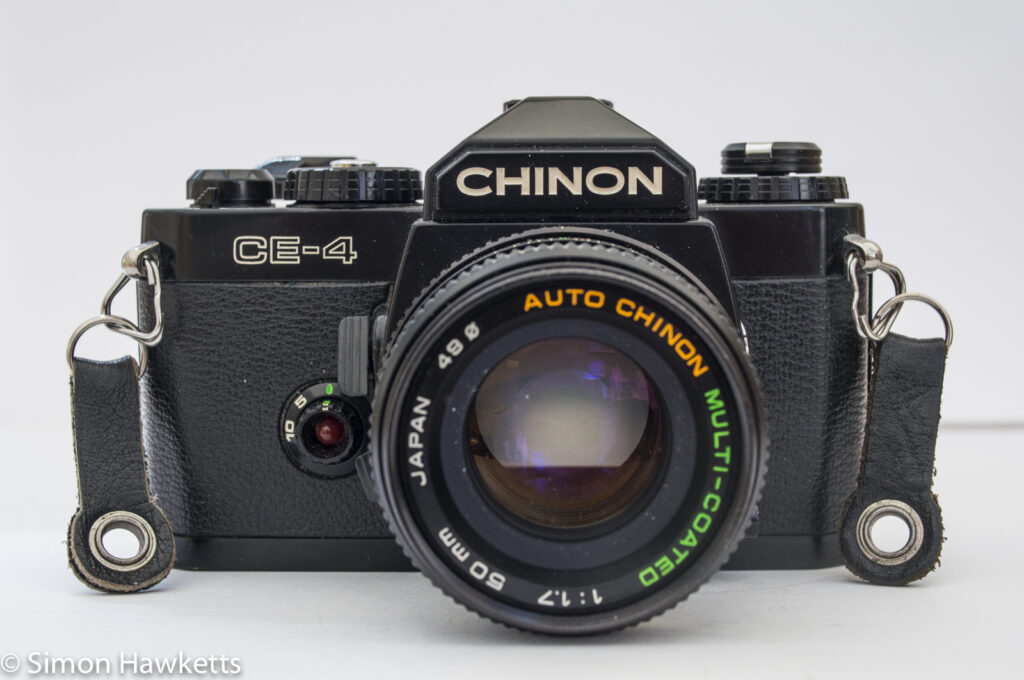 chinon ce 4 front view