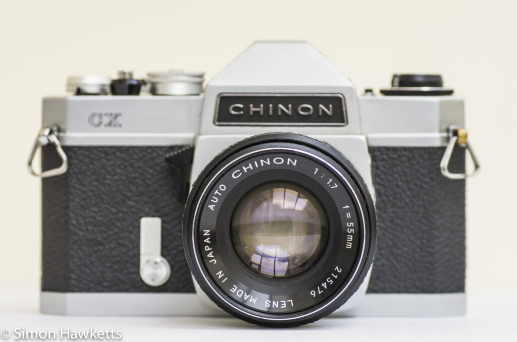 chinon cx 35mm slr with auto chinon 55mm f 1 7 lens 2