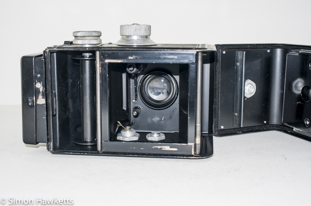 ciro flex medium format twin lens reflex camera camera internal view
