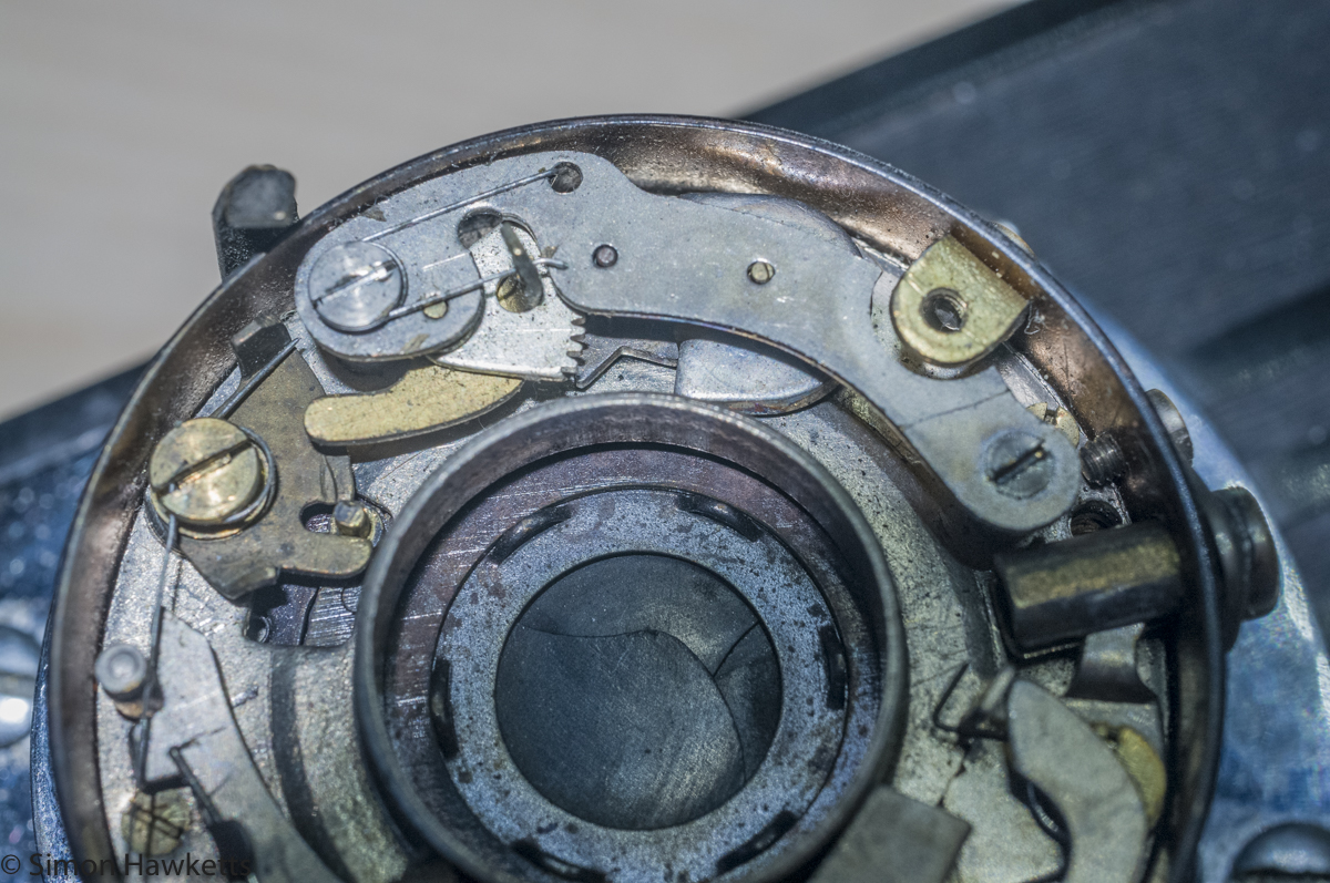 Servicing the Argus A2F - Detail of the shutter timing mechanism