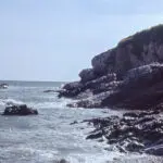 Discovered colour slides - A rocky coastline