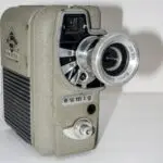 Eumig Electric 8 Cine Camera - Camera with add on lens fitted