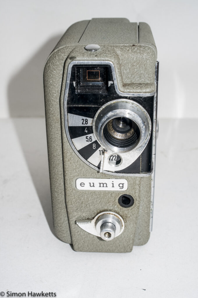 Eumig Electric 8 Cine Camera - Front view