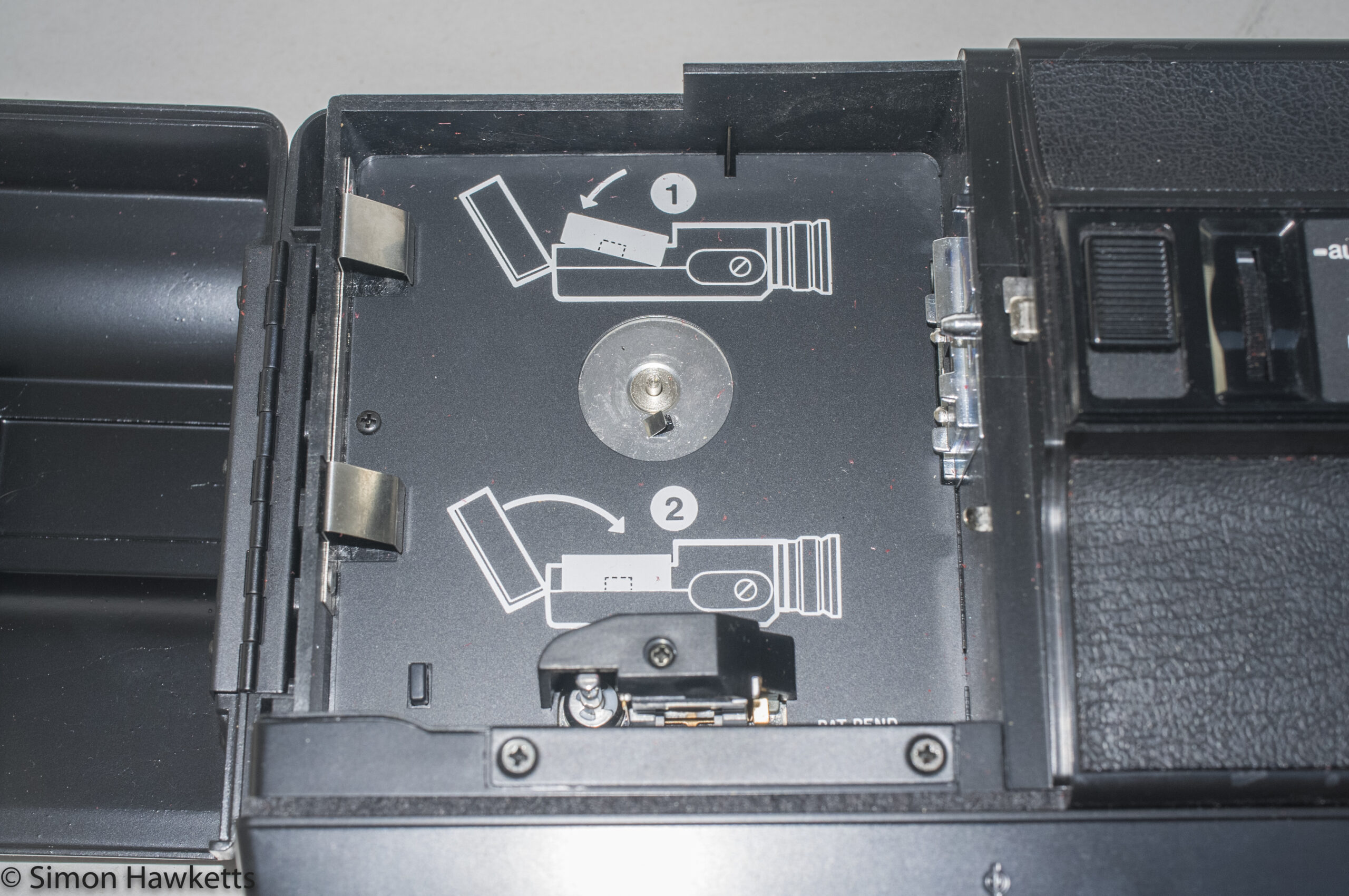 Eumig Sound 31 XL cine camera - film compartment open