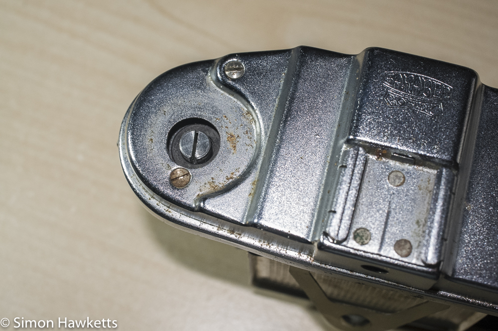 Finetta 88 camera - rewind knob removed