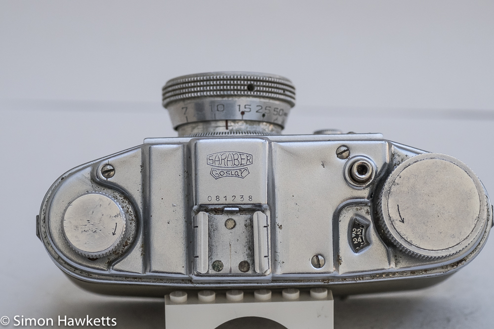 Finetta 88 camera - top of camera