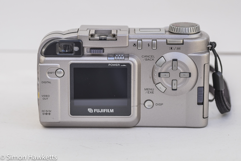 Fuji MX-2900 compact camera - back view
