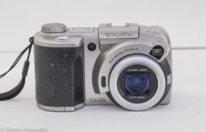 Fuji MX-2900 compact camera - front view of camera