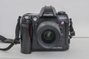 Fuji finepix S2 Pro DSLR - front view