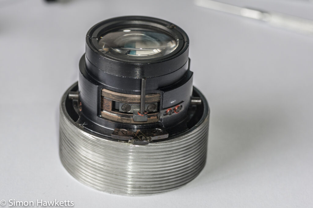 Helios 44M focus thread cleanup -  lens helicoid