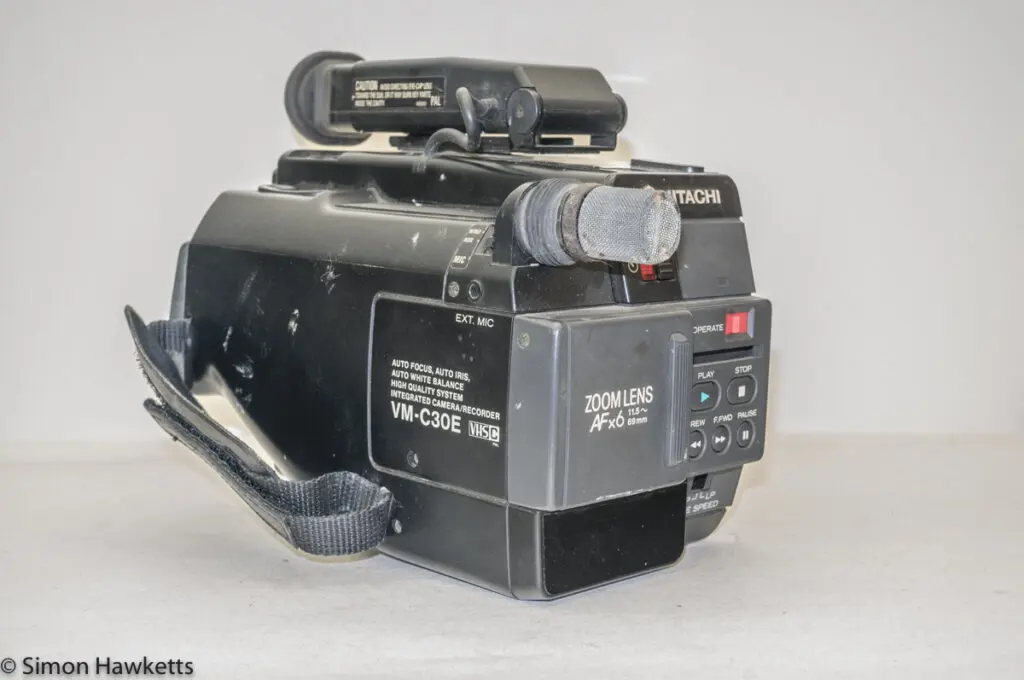 Hitachi VM-C30E VHS-C camcorder - front view