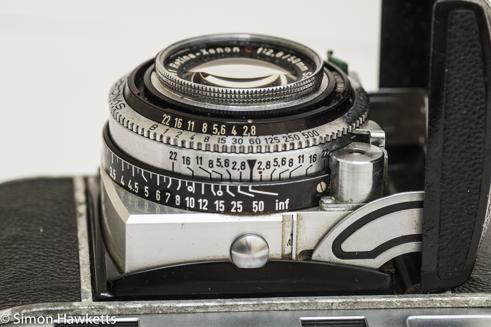 Kodak Retina IIc camera - focus and aperture scales